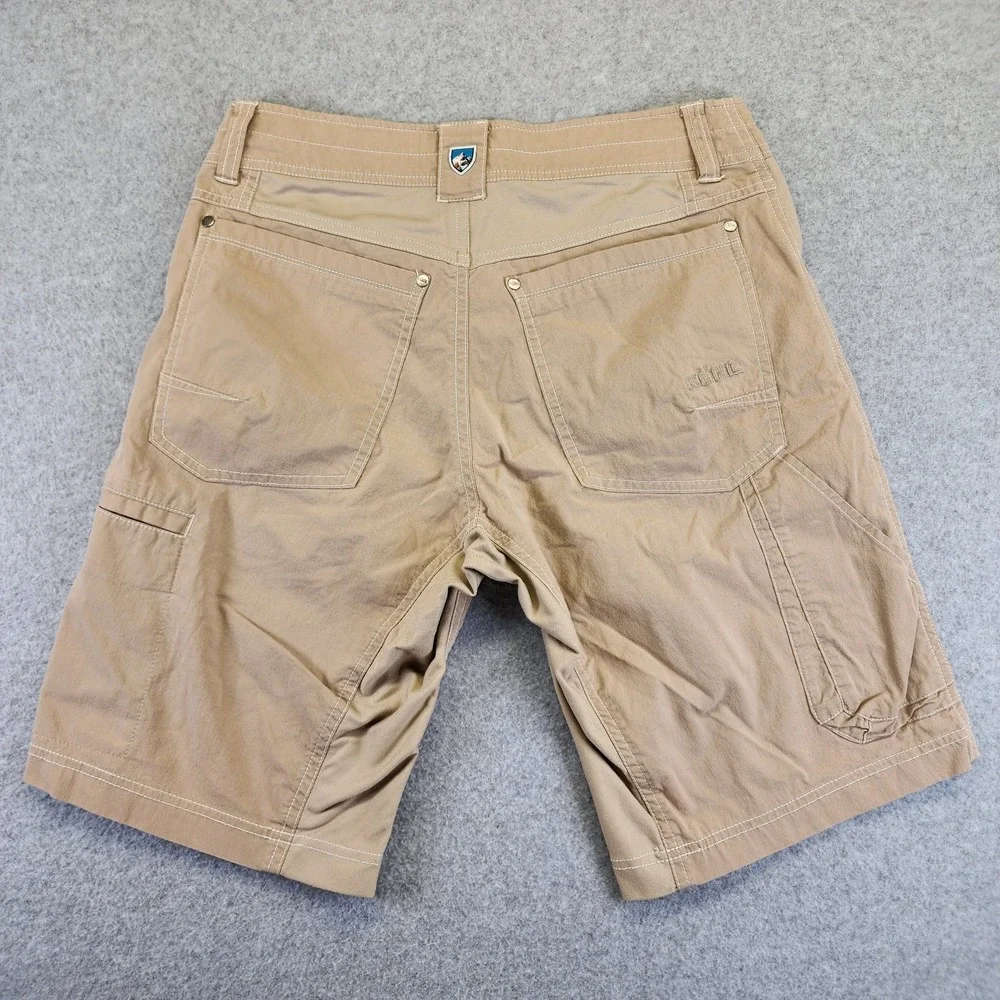 Kuhl Radikl Shorts Mens 30 Beige Hiking Outdoor Stretch Trail‎ Utility - Picture 2 of 9